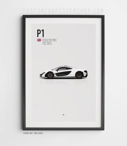 McLaren P1 Poster