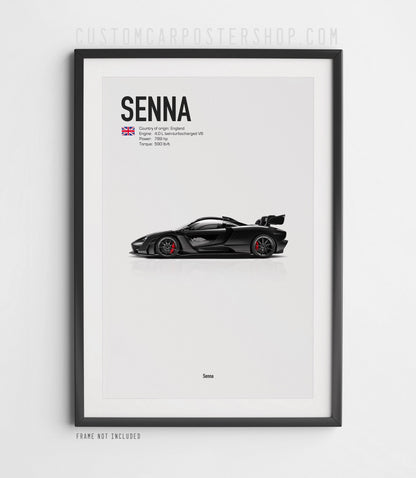 McLaren Senna Poster