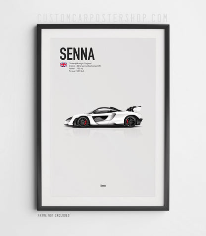 McLaren Senna Poster