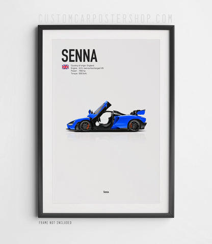 McLaren Senna Poster