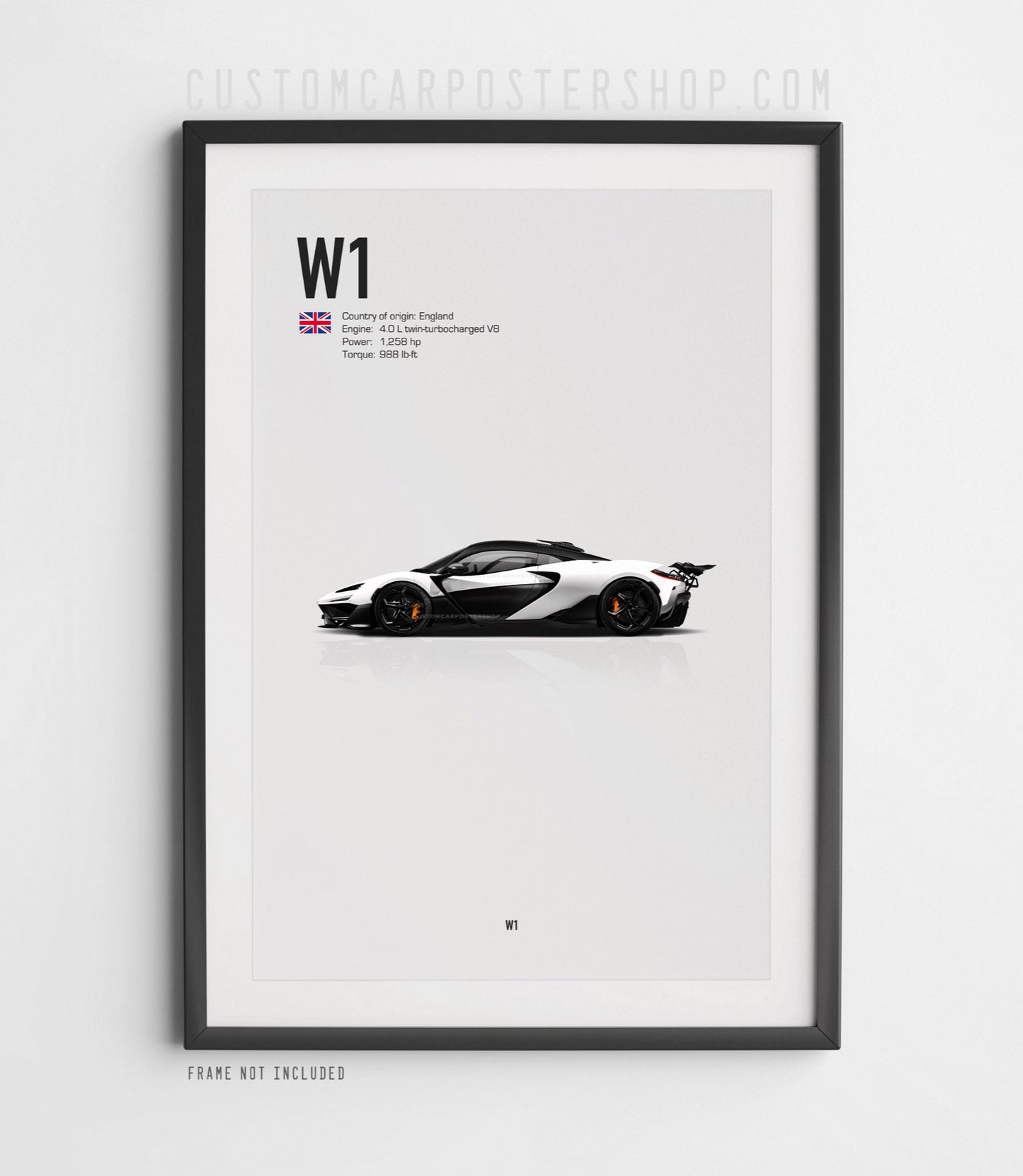 McLaren W1 Poster