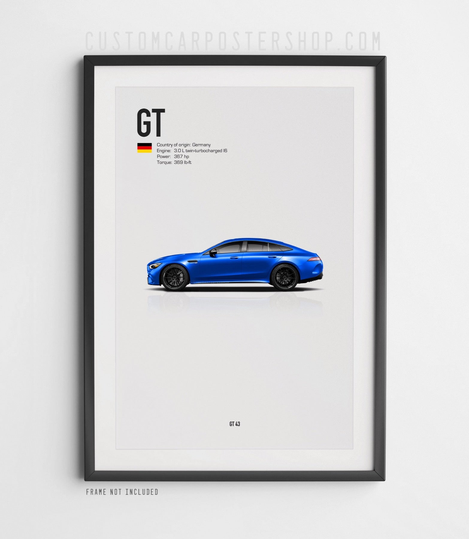Mercedes-AMG GT 43 4 Door Poster wall decor