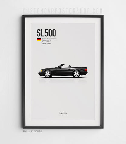 Mercedes-Benz SL500 (R129) Poster