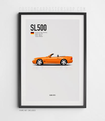 Mercedes-Benz SL500 (R129) Poster