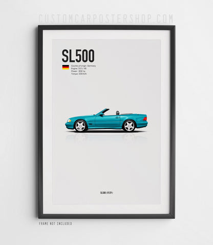 Mercedes-Benz SL500 (R129) Poster