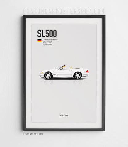 Mercedes-Benz SL500 (R129) Poster
