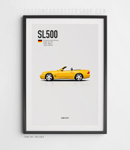 Mercedes-Benz SL500 (R129) Poster