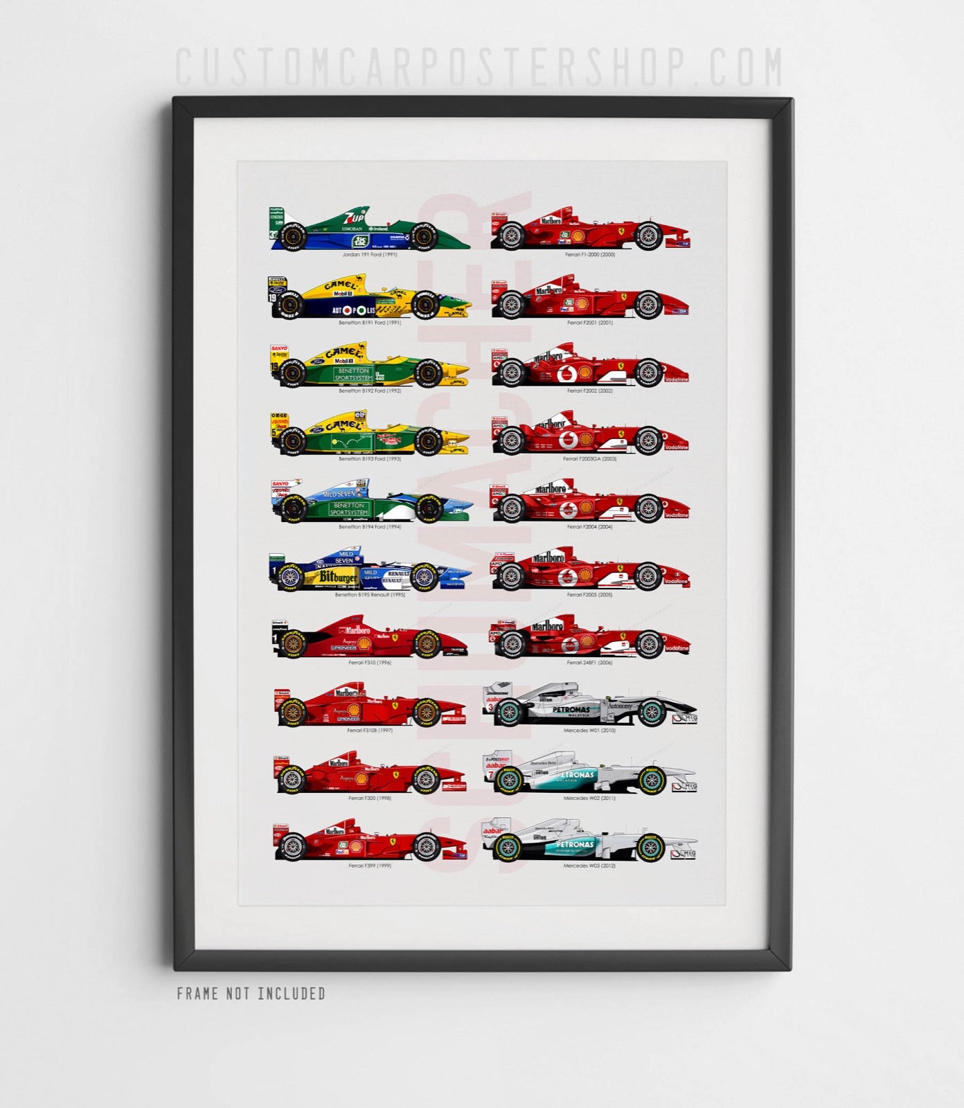 Michael Schumacher F1 Tribute (Benetton, Ferrari, Mercedes, Jordan)