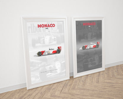 McLaren MP4/8 - Ayrton Senna 1993 Monaco Grand Prix