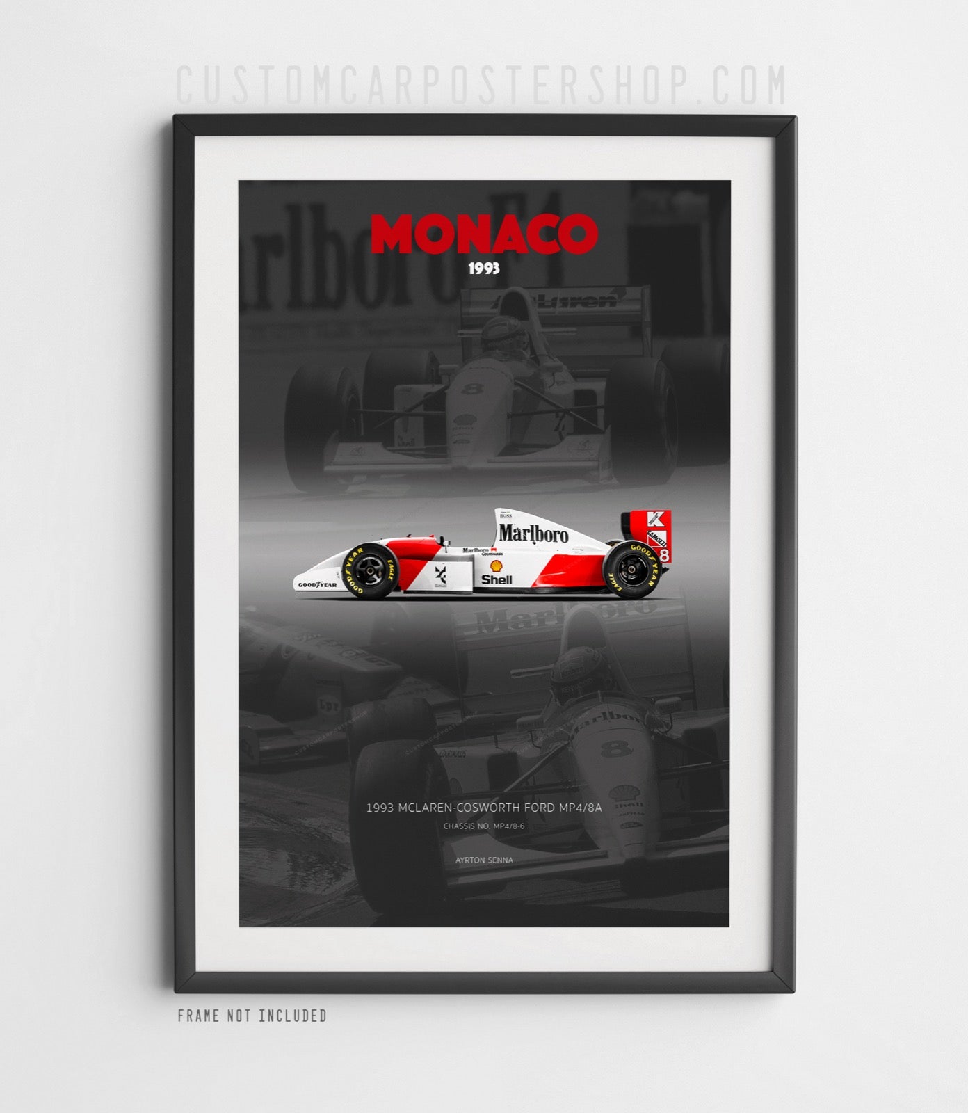 McLaren MP4/8 - Ayrton Senna 1993 Monaco Grand Prix