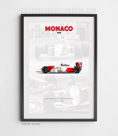 McLaren MP4/8 - Ayrton Senna 1993 Monaco Grand Prix