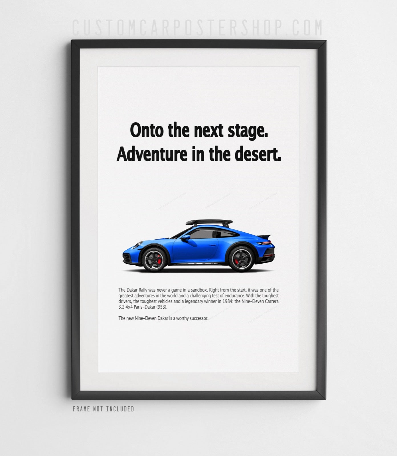 Porsche 911 Dakar Vintage Ad - Next Adventure