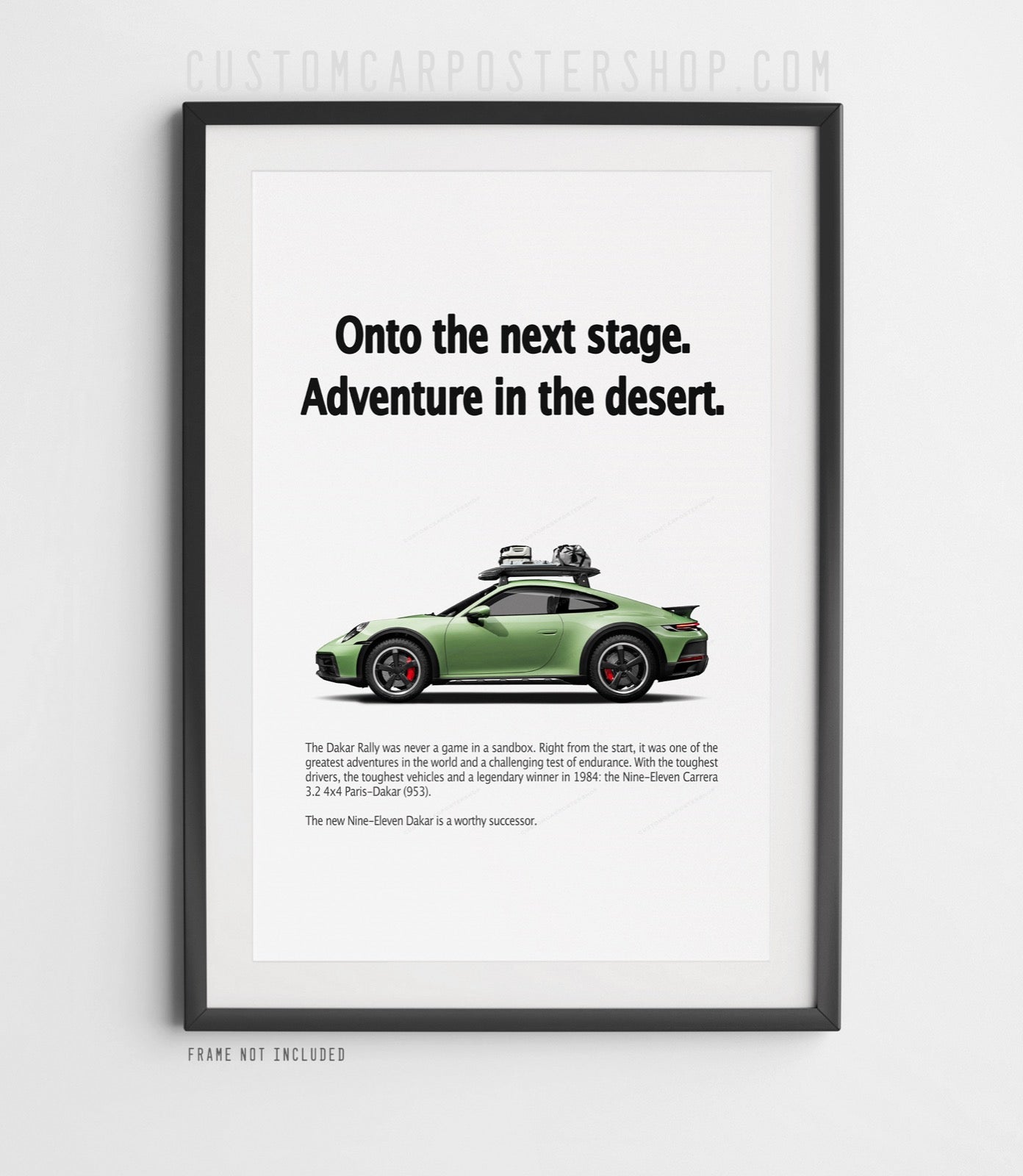 Porsche 911 Dakar Vintage Ad - Next Adventure