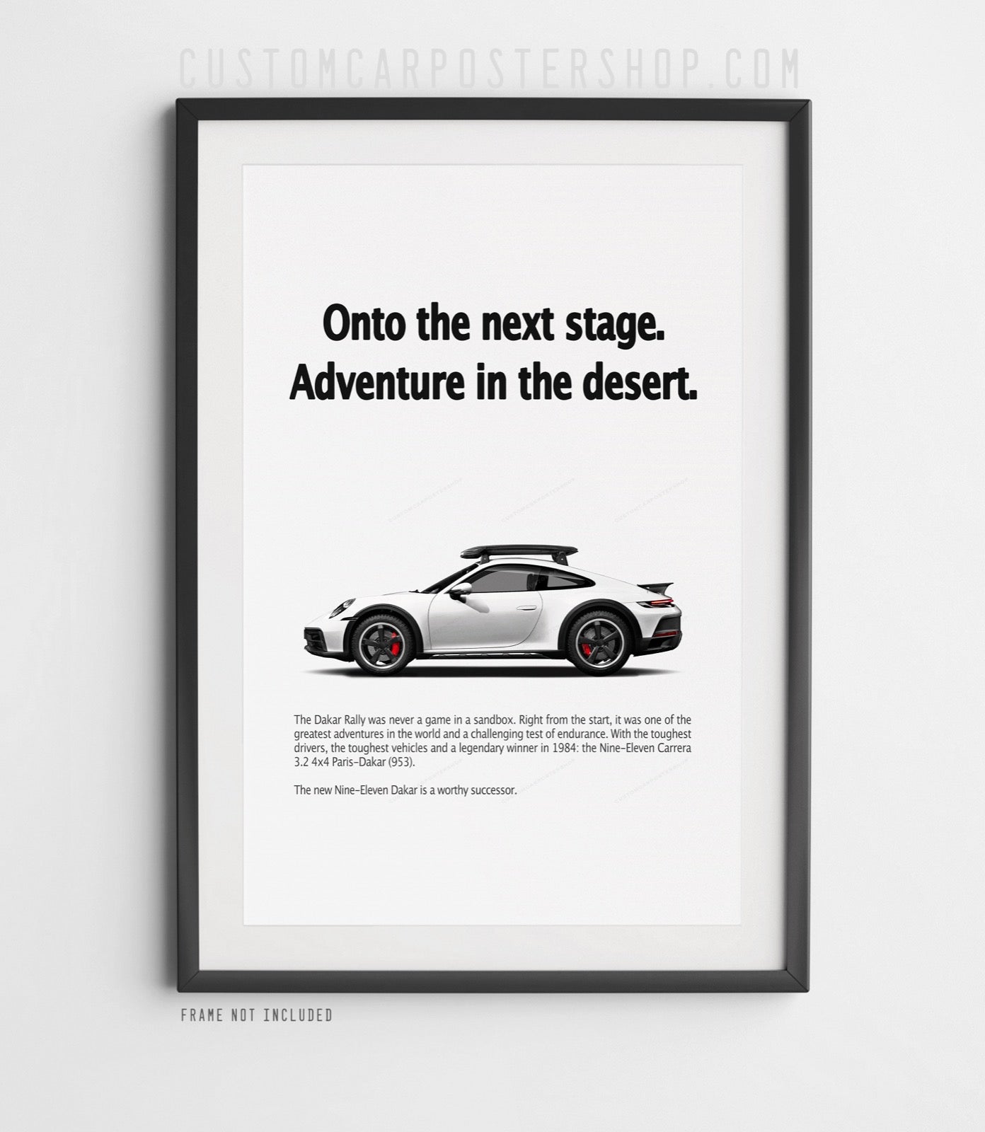 Porsche 911 Dakar Vintage Ad - Next Adventure