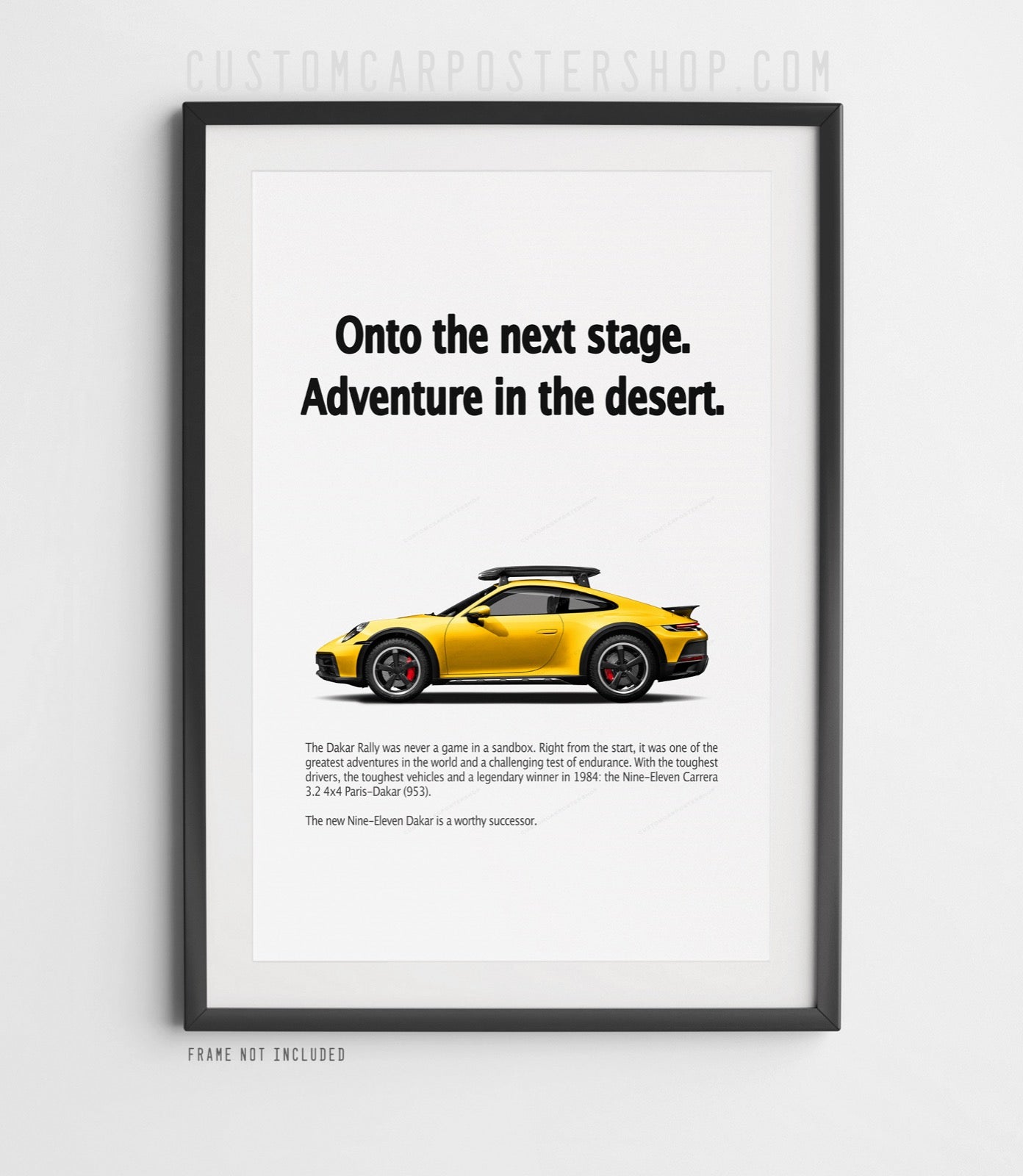 Porsche 911 Dakar Vintage Ad - Next Adventure