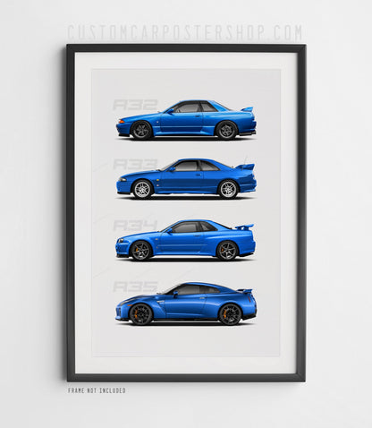 Nissan GT-R Generation Poster