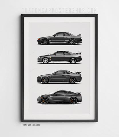 Nissan GT-R Generation Poster