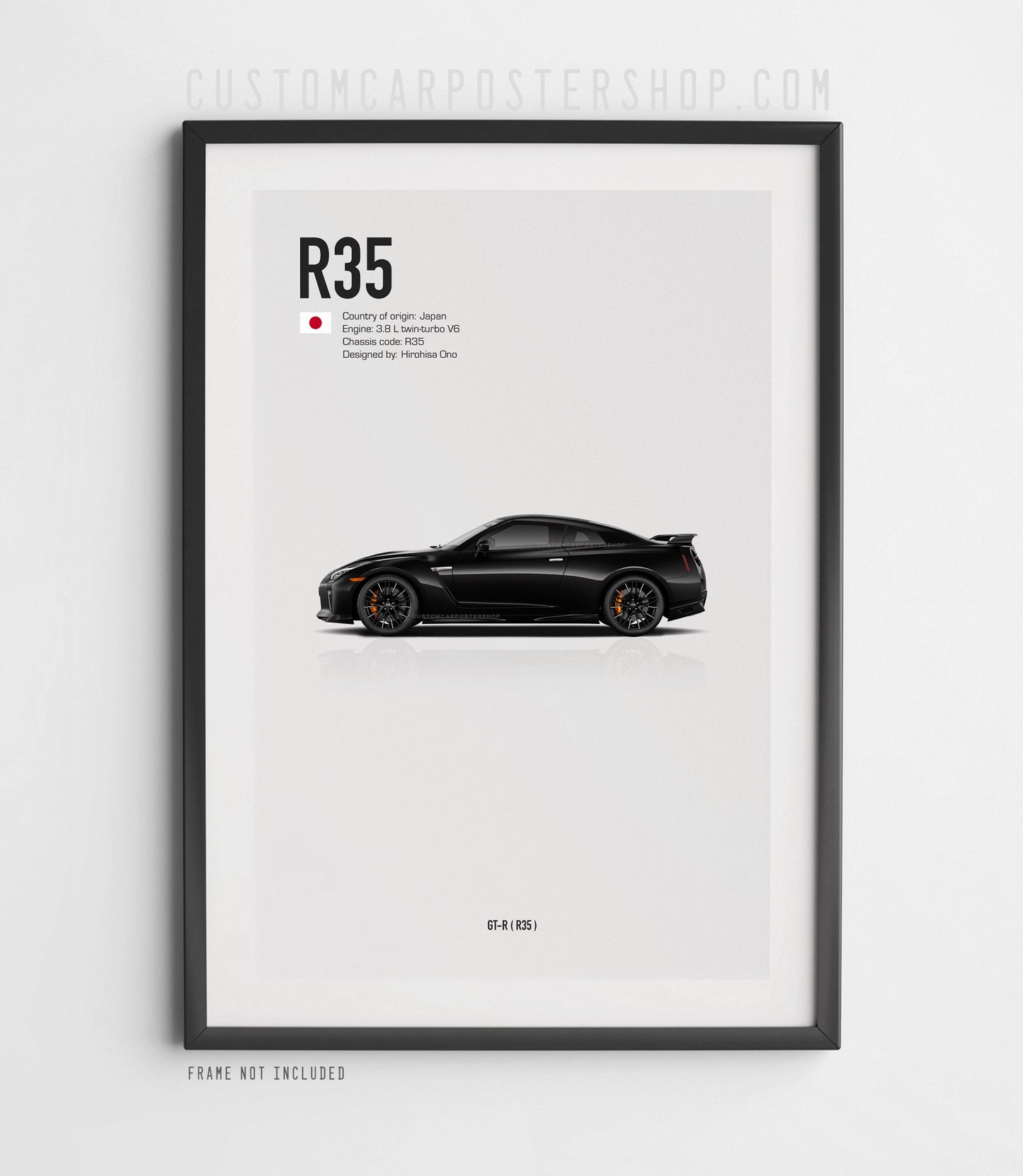 Nissan GTR R-35 Poster