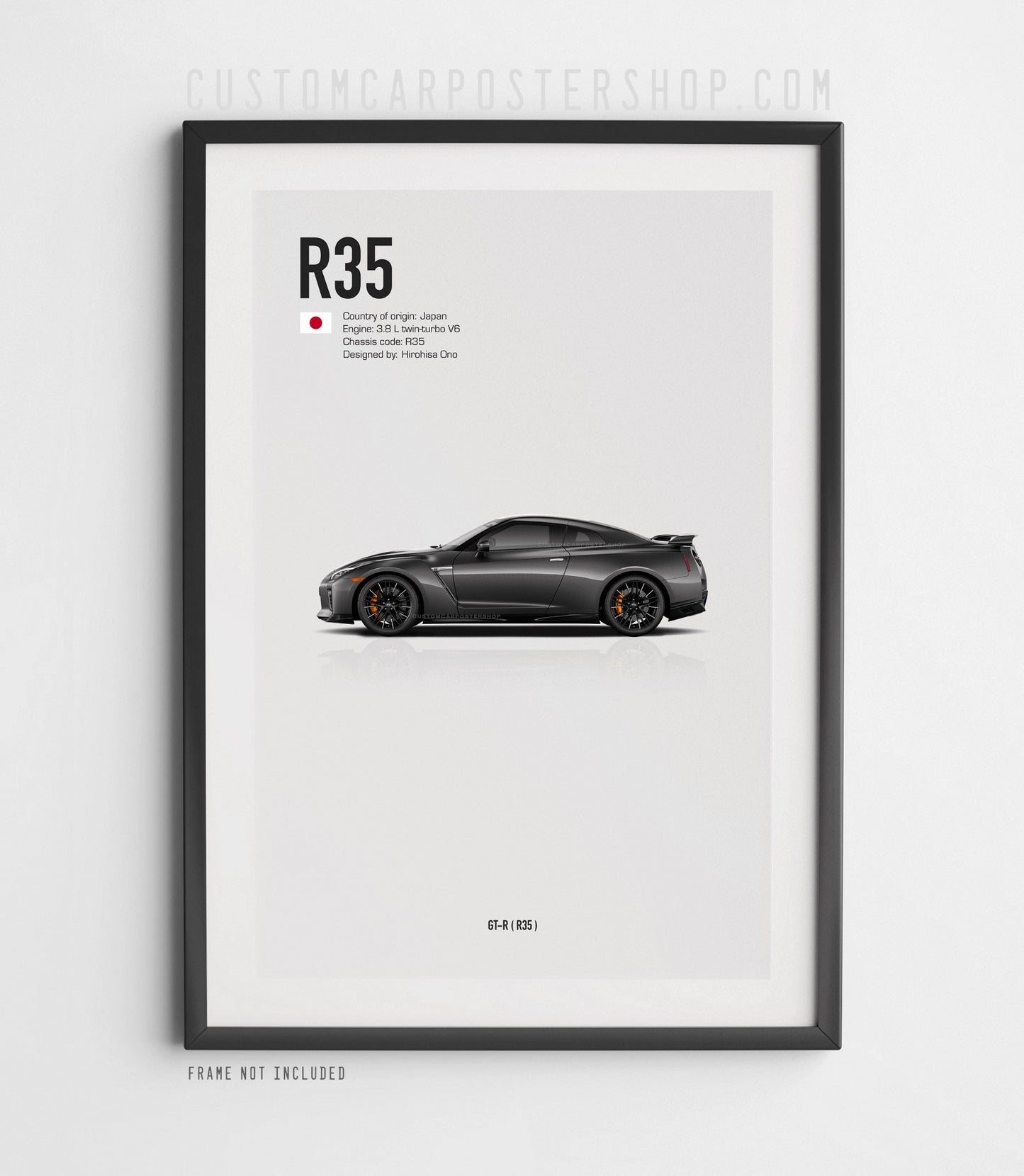 Nissan GTR R-35 Poster