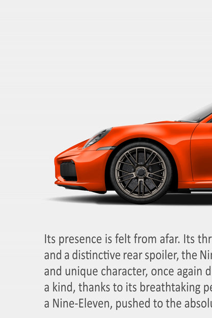 Porsche 992.2 911 Turbo S Print Ad - One of a Kind