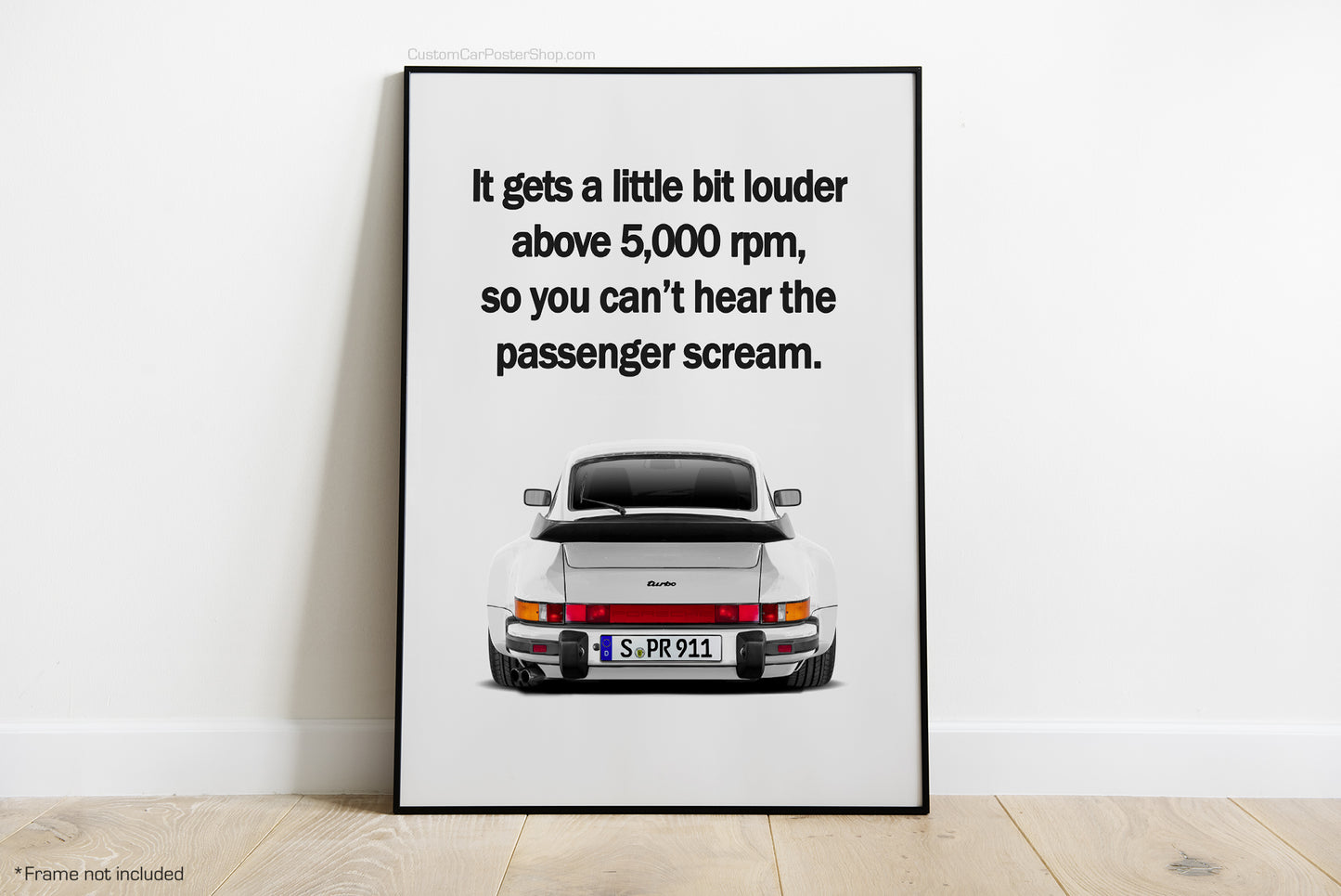Screaming Passenger - Porsche 930 Turbo Vintage Porsche Ads