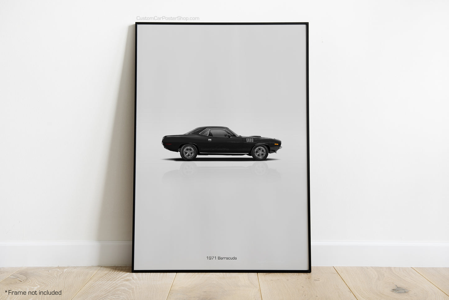 John Wick 4 - Plymouth Barracuda Cuda Wall Art - Movie Cars
