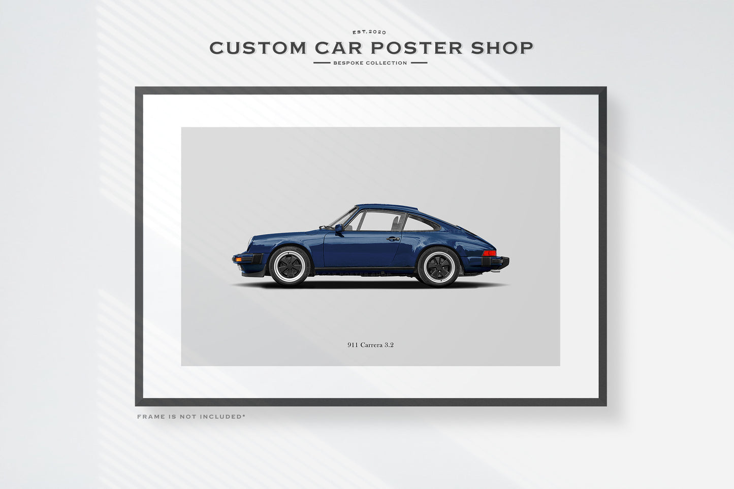 Porsche 911 3.2 Carrera Poster (Commissioned)