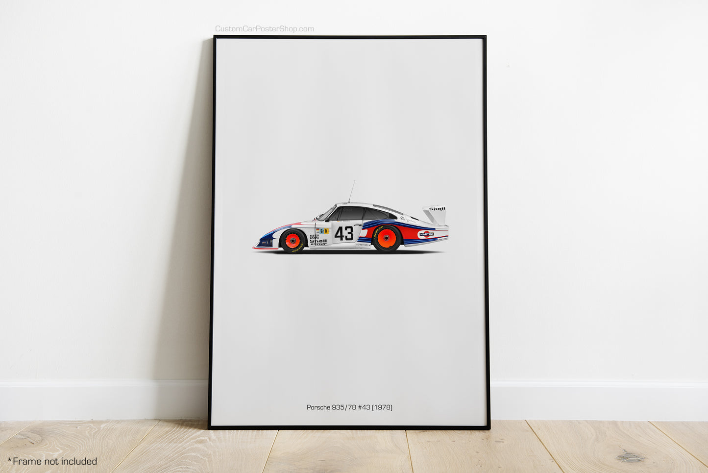 Porsche 935/78 "Moby Dick" Martini Racing Wall Art - Liveries