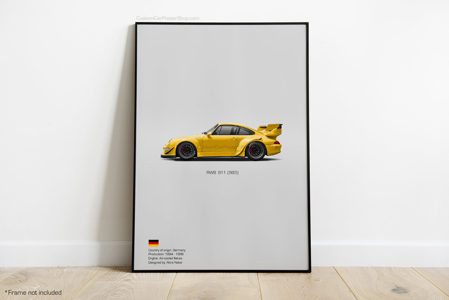 RWB Porsche 993 Poster - Wall Decor Wall Art