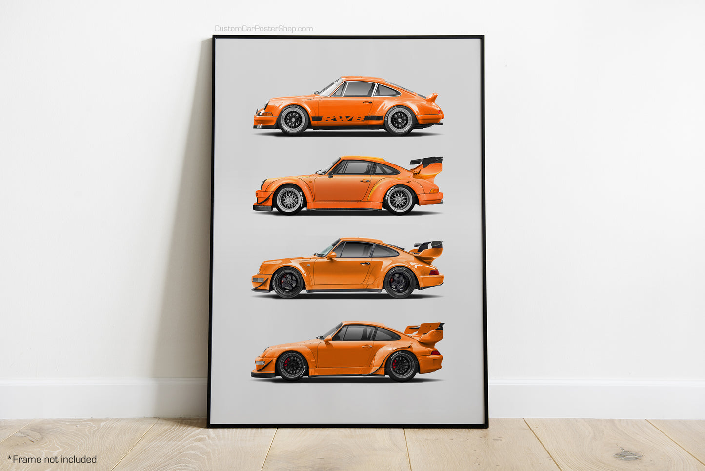 RWB Porsche 911 Generation Poster