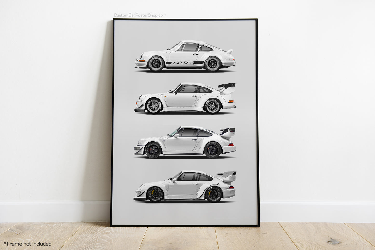 RWB Porsche 911 Generation Poster