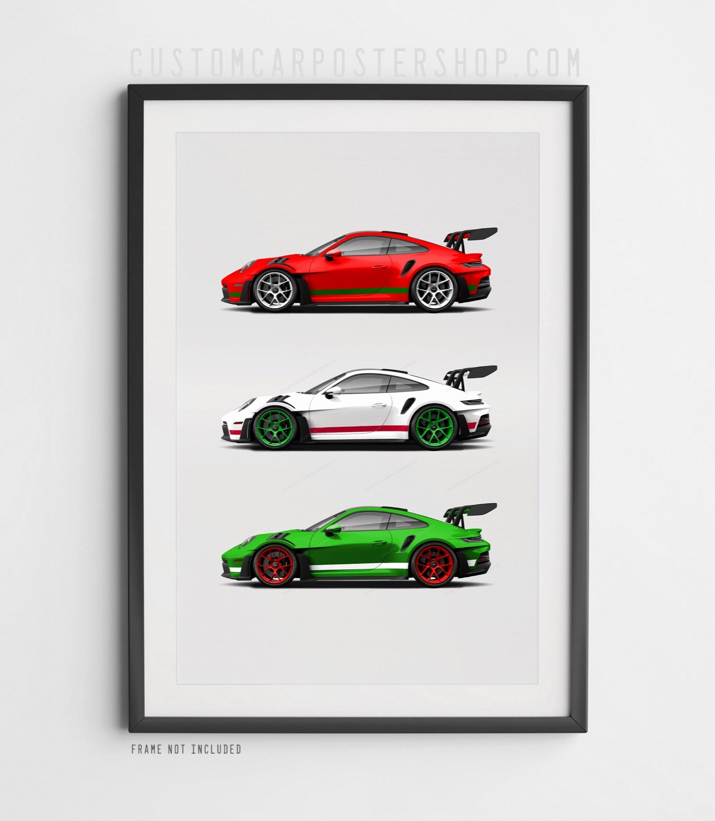 Porsche 911 GT3 RS (992) Christmas Poster