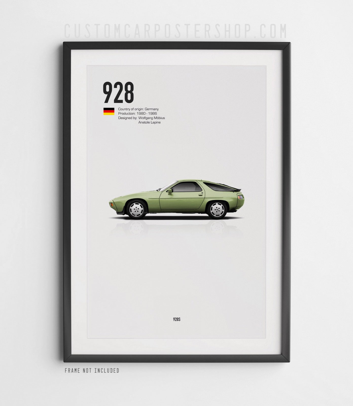 Porsche 928S (1980-1986) Poster