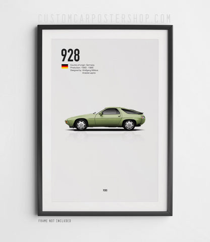 Porsche 928S (1980-1986) Poster