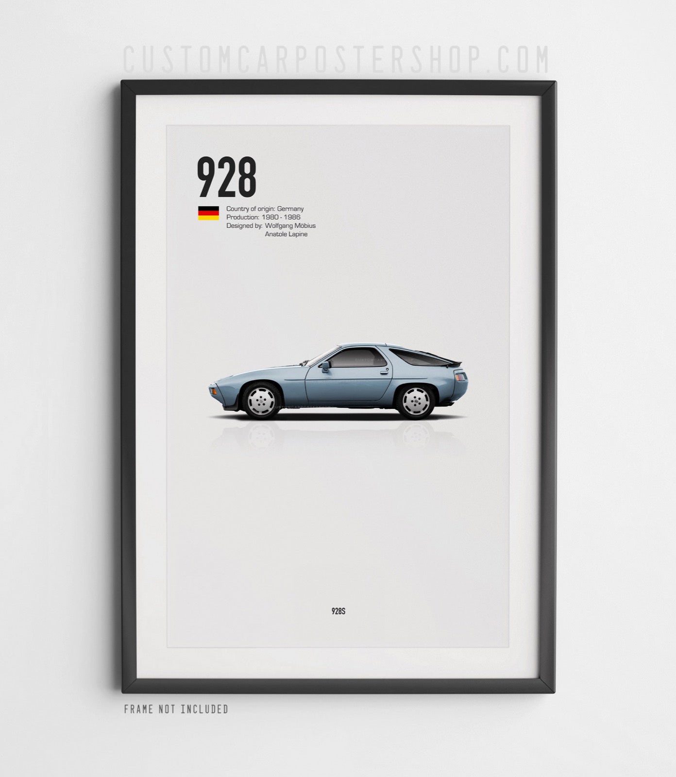 Porsche 928S (1980-1986) Poster