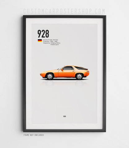 Porsche 928S (1980-1986) Poster