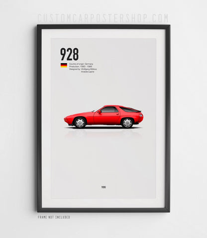 Porsche 928S (1980-1986) Poster