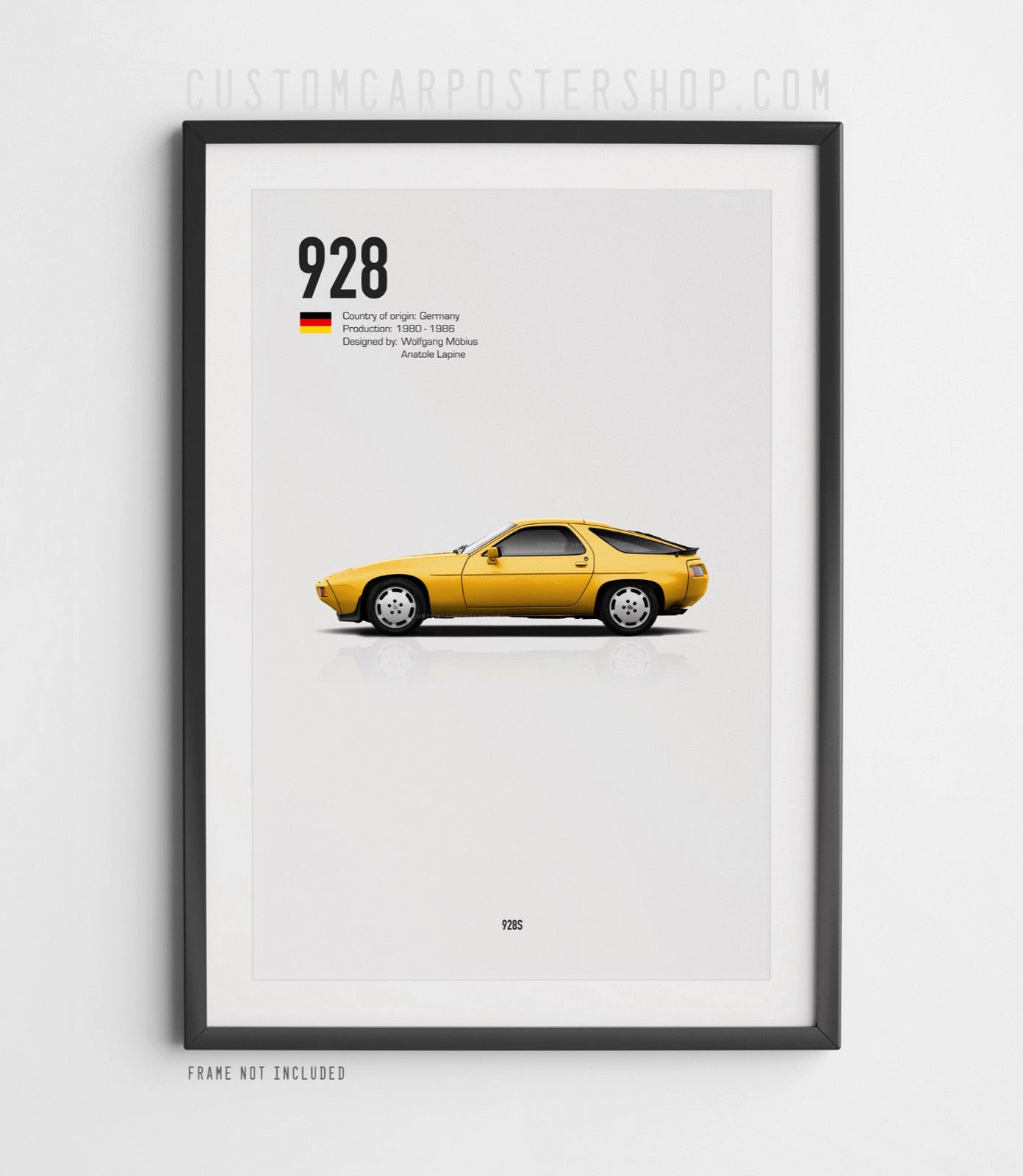 Porsche 928S (1980-1986) Poster