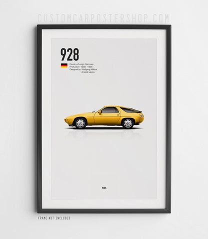 Porsche 928S (1980-1986) Poster