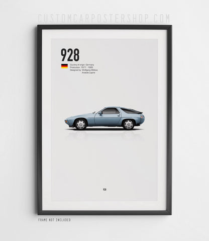 Porsche 928 Poster