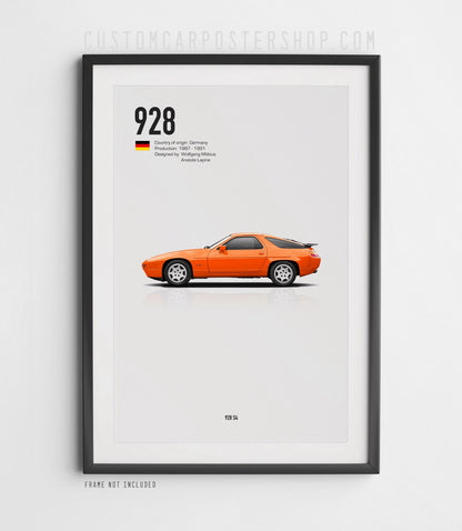 Porsche 928 S4 (1987 - 1991) Poster