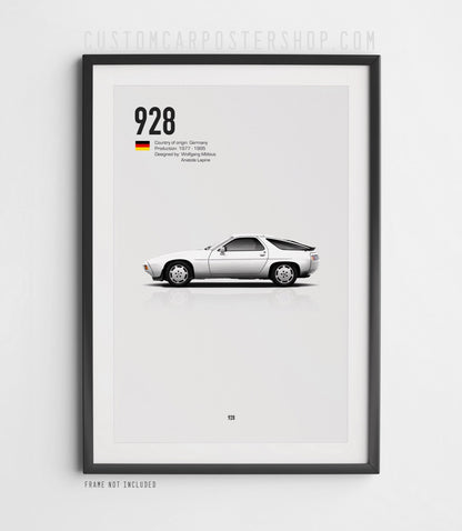 Porsche 928 Poster