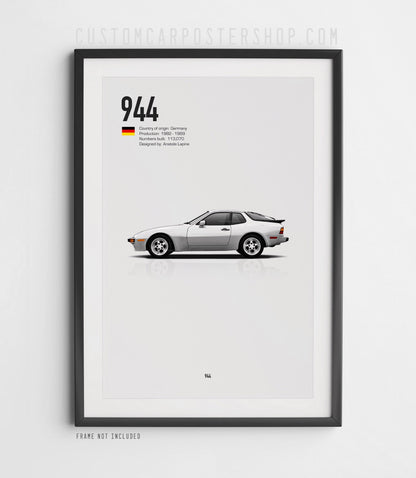 Porsche 944 Coupe Poster