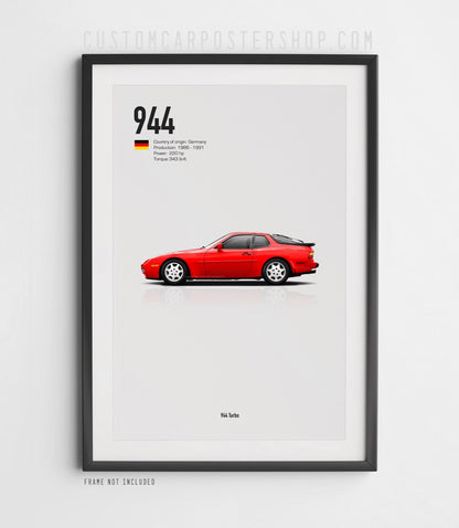 Porsche 944 Turbo Poster