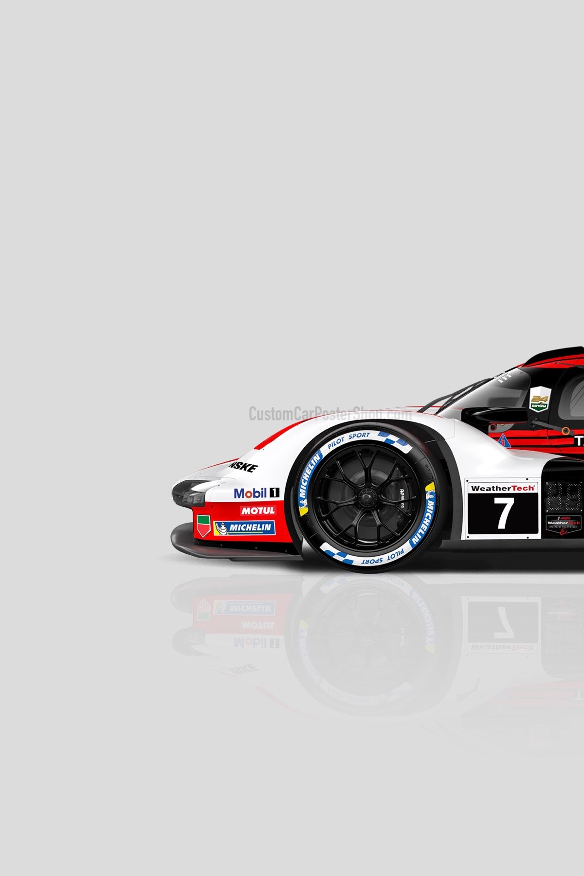 Porsche 963 Daytona 24 Tribute Poster