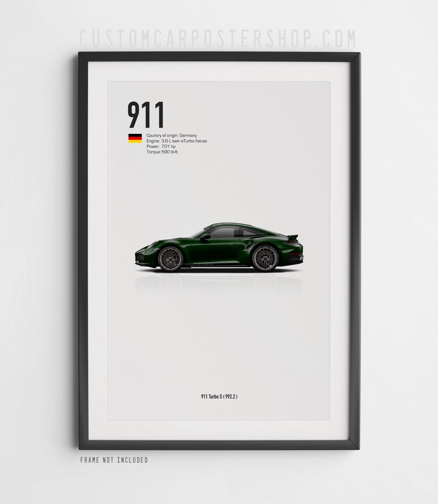 Porsche 911 (992.2) Turbo S Poster