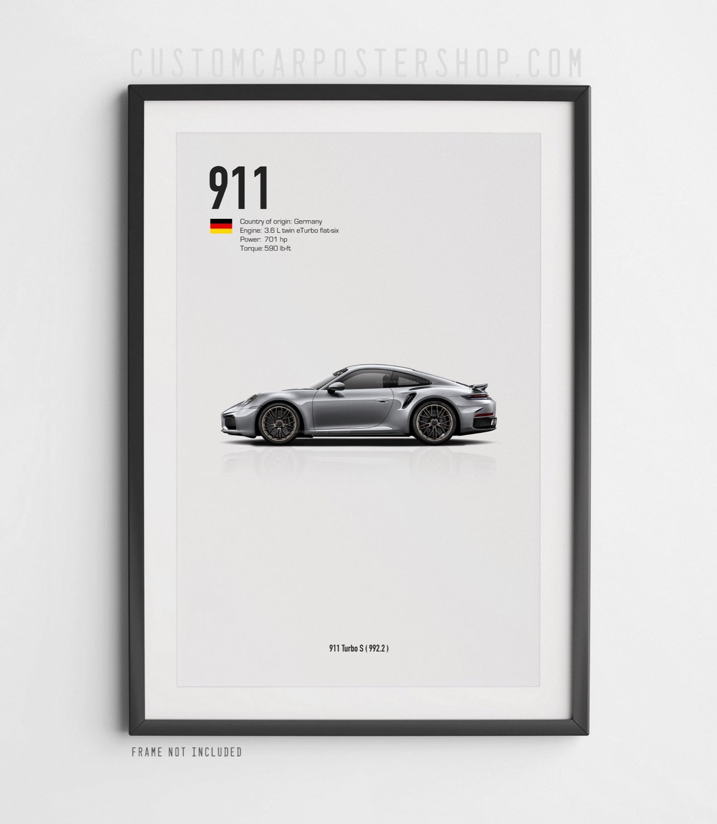 Porsche 911 (992.2) Turbo S Poster
