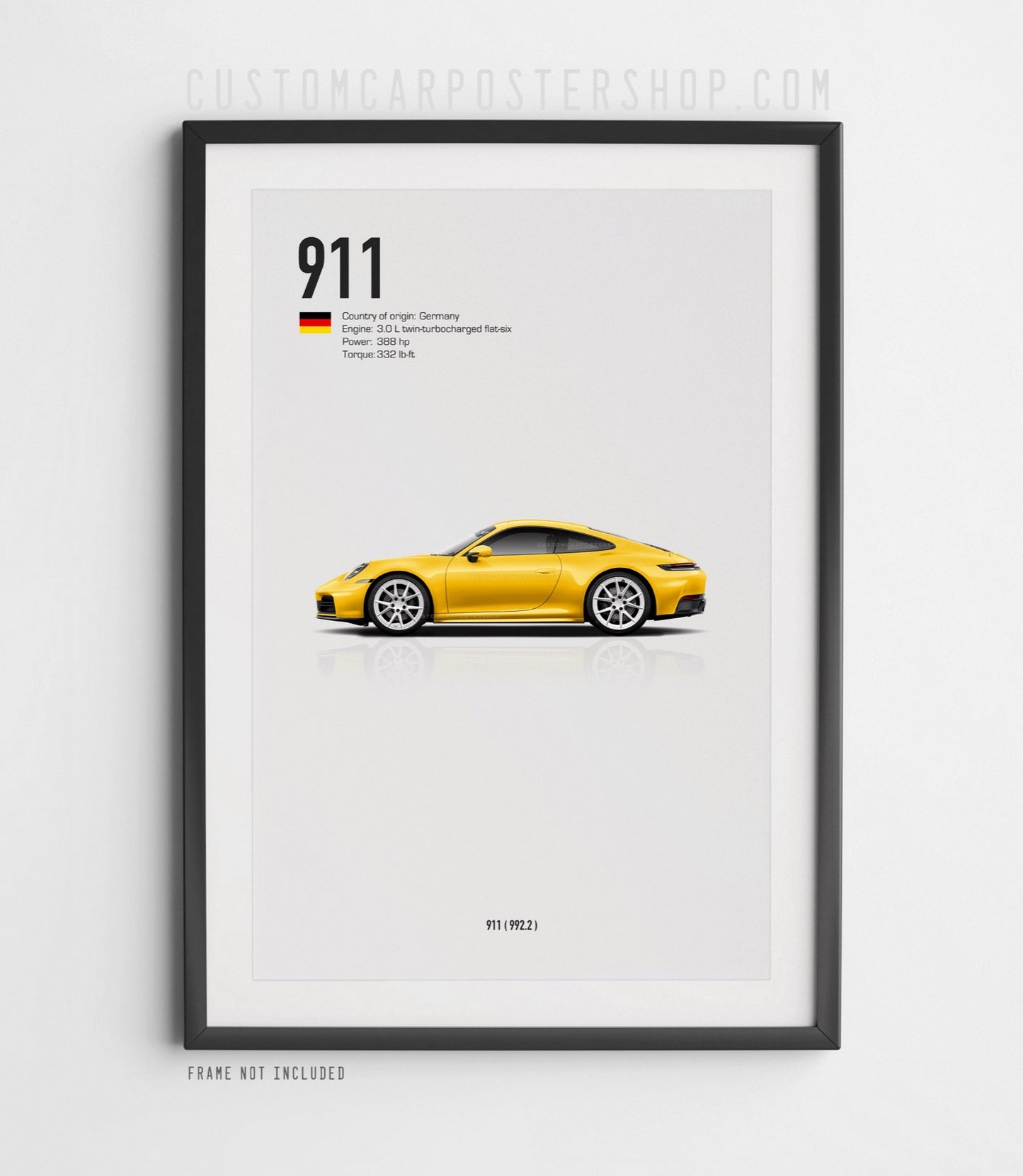 Porsche 911 (992.2) Carrera Poster