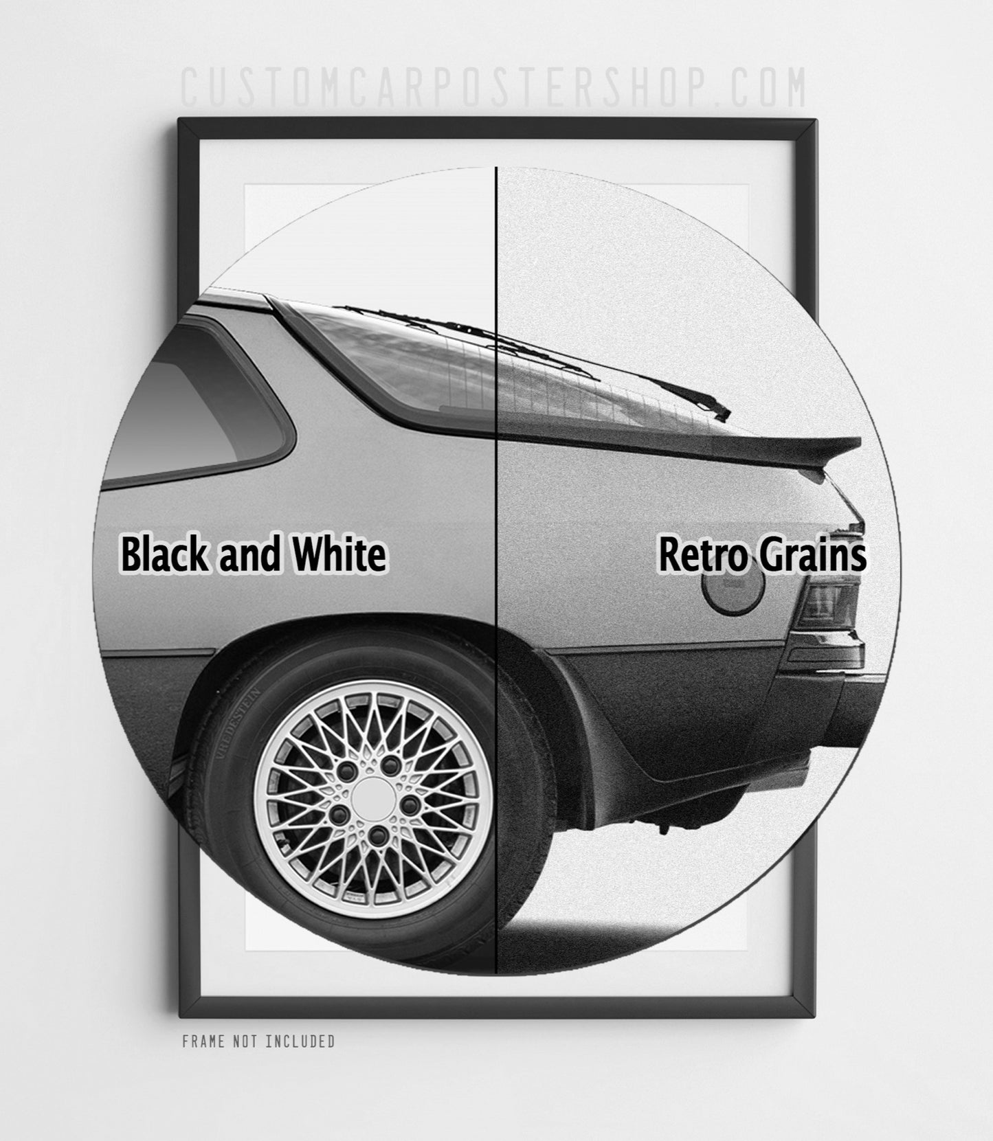 Porsche 924 Turbo Print Ad - German Mustard