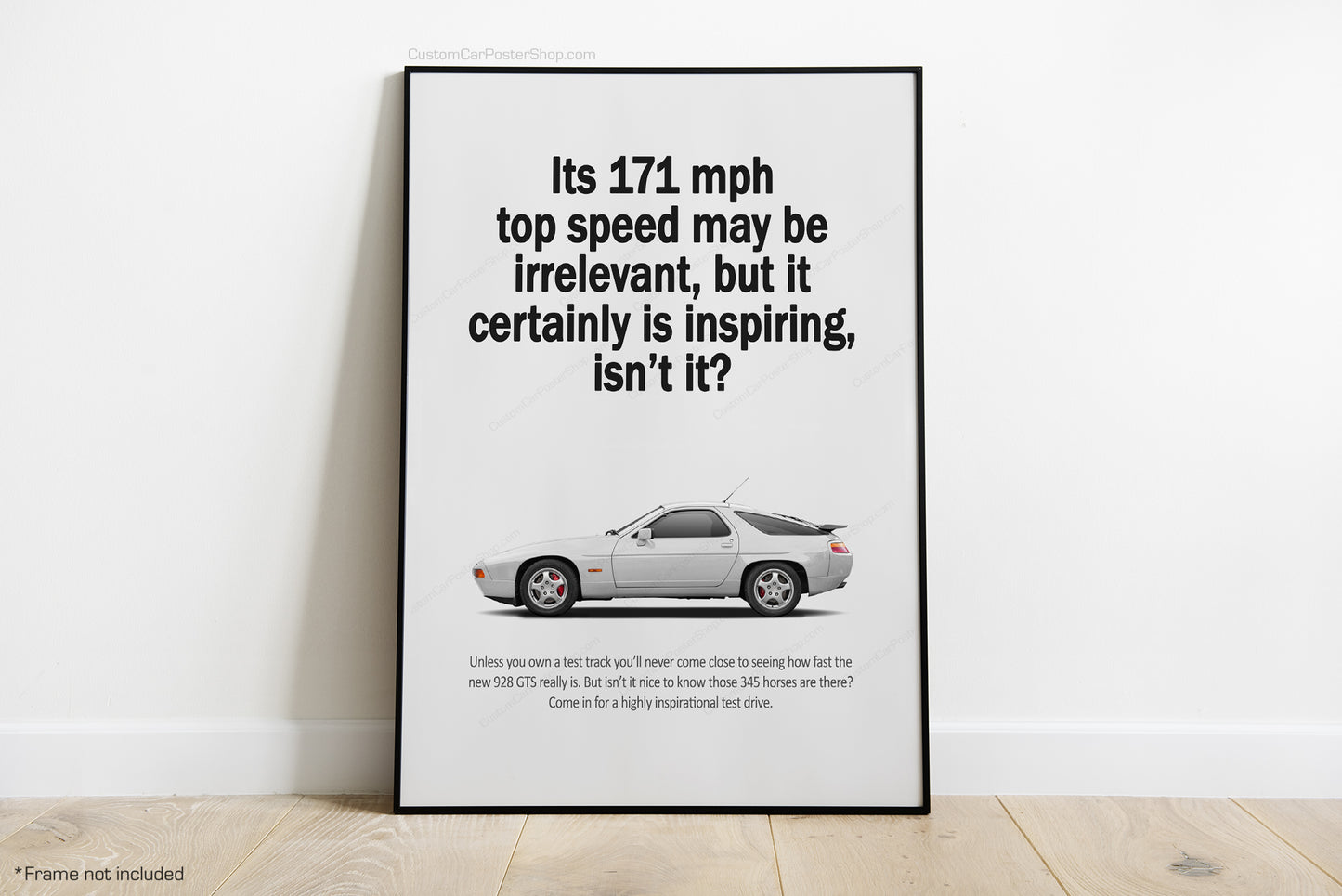 Porsche 928 GTS Vintage Porsche Ads - Irrelevant Top Speed